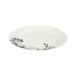 Porcelanowy serwis obiadowy White Floral 18 elementów okrągły do jadalni zmywarka