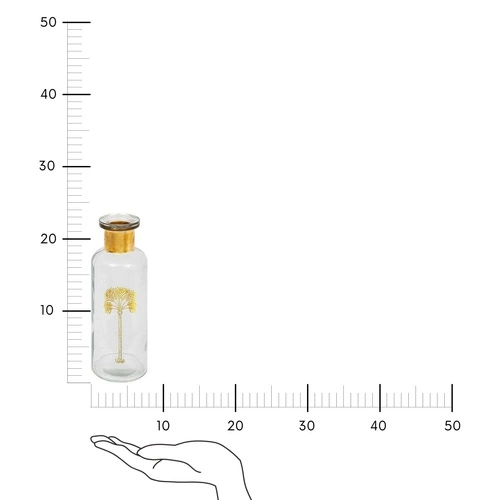 Wazon szklany Tropical Boudoir 22 cm na kwiaty dekoracyjny nowoczesny Atmosphera