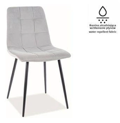 Krzesło Mello Matt Velvet 85 szary