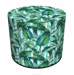 Pufa ogrodowa Palms Intesi okrągła wodoodporna do ogrodu i na balkon nowoczesna 40 cm