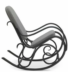 Fotel bujany Fameg CATL2 skórzany do salonu retro na biegunach personalizowany