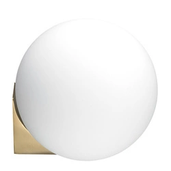 Kinkiet ścienny DOT nowoczesny złoty szklany 15 cm do salonu i sypialni Step into Design