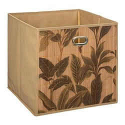 Bambusowe pudełko do regału 31x31 Kali naturalne, pojemnik na zabawki 5five