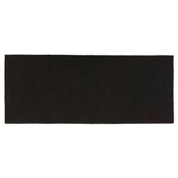 Dywan łazienkowy Tapis czarny 50x120 nowoczesny antypoślizgowy łatwy w czyszczeniu