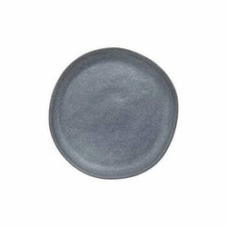 Talerz obiadowy Spring niebieski 21 cm ceramiczny nowoczesny do zmywarki do kuchni