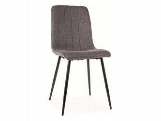 Intesi Lana krzesło tapicerowane szare nowoczesne do jadalni i kuchni