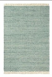 Dywan wełniany Atelier Twill zielony 250x350cm do salonu klasyczny ręcznie tkany łatwoczyszczący