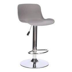Stołek barowy Inge szary/ chrom outlet