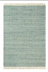 Dywan do salonu wełniany Atelier Twill zielony 200x280cm vintage ręcznie tkany łatwoczyszczący