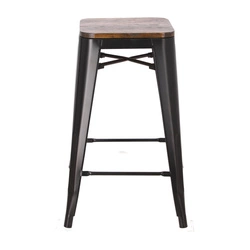 Hoker Paris Wood 65cm czarny sosna orzech Outlet