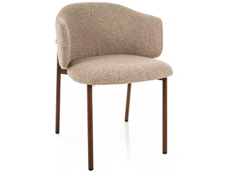 Krzesło Tacoma Intesi tapicerowane beżowe do jadalni i salonu