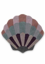 Dywan do pokoju dziecka Decor Kids Shell wełniany nowoczesny miękki 80x90cm Carpets&More