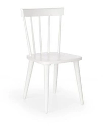 Krzesło drewniane Kleya białe skandynawskie do jadalni nowoczesne Intesi 85 cm