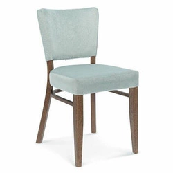 Krzesło do jadalni Fameg Tulip CATA tapicerowane z drewna bukowego personalizowane nowoczesne