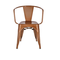 Krzesło Paris Arms kolor brązowy