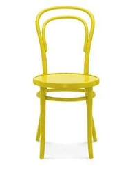 Krzesło Fameg 14 drewniane do jadalni i kuchni, personalizowane, skóra naturalna, ikona designu