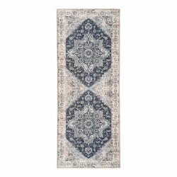 Dywan klasyczny do przedpokoju Havana 80x200 niebieski prostokątny House Nordic