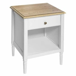 Szafka nocna Solen biała outlet