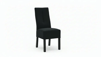 Krzesło AD-2130 FAMEG czarne welurowe do jadalni i salonu nowoczesne