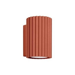 Kinkiet ścienny KARBON 10 czerwony minimalistyczny LED do salonu i sypialni SOLLUX LIGHTING