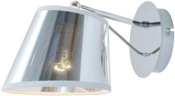 Kinkiet ścienny Cortez chrom nowoczesny metalowy do salonu i sypialni CANDELLUX 15 cm