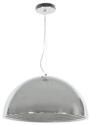 Lampa wisząca Dorada chrom 30 cm nowoczesna regulowana do salonu kuchni lub nad stół