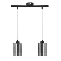 Lampa wisząca Cox chrom 2-punktowa nowoczesna do salonu i jadalni CANDELLUX