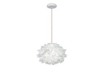 Lampa wisząca kula Veli Mini biała nowoczesna LED do salonu i jadalni SLAMP