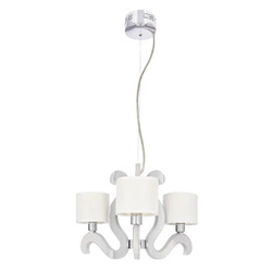Lampa wisząca Ambrosia 1 3x40W E14 +  18,4W LED chrom