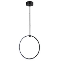 Lampa wisząca COCO 1 LED czarna 40 cm nowoczesna do salonu kuchni nad wyspę