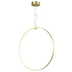 Lampa sufitowa LED Acirculo złota 74 cm nowoczesna do salonu i jadalni Step into Design