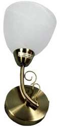 Kinkiet ścienny Barba złoty szklany glamour do salonu i sypialni CANDELLUX LIGHTING