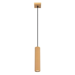 Lampa wisząca złota Karbon 1 regulowana do salonu i kuchni nowoczesna aluminium