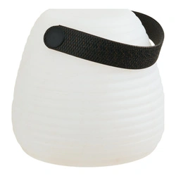 Lampa ogrodowa LED Derry akumulatorowa biała IP44 na taras i balkon