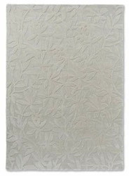 Dywan do salonu Cleavers beżowy wełniany 170x240 nowoczesny florystyczny ręcznie tkany