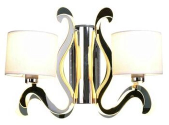 Kinkiet ścienny LED Ambrosia 1 chrom nowoczesny z abażurem do salonu i sypialni CANDELLUX