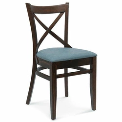 Krzesło do jadalni i kuchni Fameg Bistro.1 tapicerowane, drewniane, personalizowane, nowoczesne