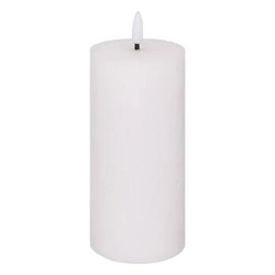 Świeca LED dekoracyjna Molia Atmosphera biała 18 cm z ciepłym światłem do salonu