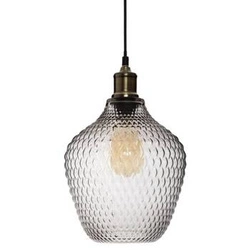 Lampa wisząca Omaha transparentna kula do salonu i jadalni regulowana szklana Atmosphera