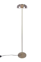 Lampa stojąca Disco LED złota glamour do salonu Step into Design 130 cm