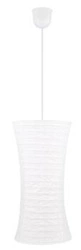 Nowoczesna lampa wisząca Tai biała papierowa do salonu i sypialni 30 cm CANDELLUX