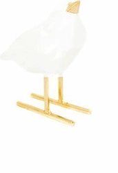 Figurka dekoracyjna Love Bird XL biały glamour na komodę lub prezent do salonu HV decor