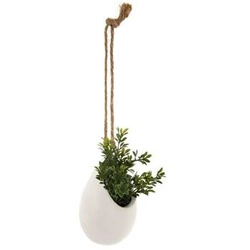 Sztuczna roślina wisząca ciemna 11 cm
