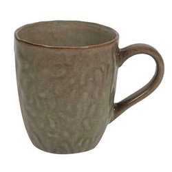 Kubek ceramiczny Noyer 330 ml brązowy glamour do kawy i herbaty Intesi
