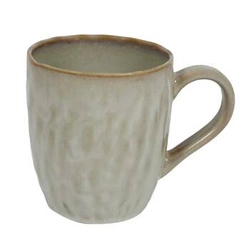 Kubek ceramiczny Noyer Intesi 330 ml beżowy glamour do kawy i herbaty