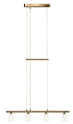 Lampa wisząca Parma 4*40W G9 złoto patyna