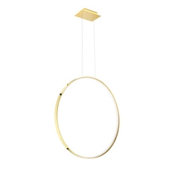 Lampa wisząca LED RIO 78 nowoczesna złota do salonu i jadalni nad stół 78 cm