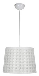 Lampa wisząca Orlando 35 biała kratka nowoczesna do salonu kuchni i nad stół
