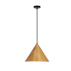 Lampa wisząca Dunca 32 nowoczesna dąb regulowana do salonu i jadalni nad stół