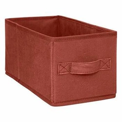 Składane czerwone pudełko materiałowe Velvet 15x31 do regału 5five simply smart